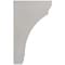 Ekena Millwork 2 1/4"W x 6"D x 10"H Stockport Wood Vintage Decor Bracket, Chalk Dust White BKTWD02X06X10STWH - alternate 3